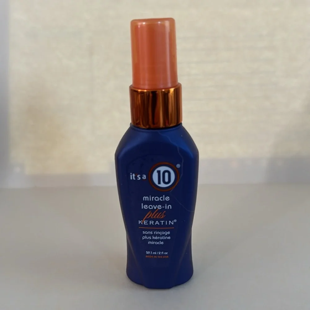 It's A 10 Travel Miracle Leave-In Conditioner Plus Keratin 2oz NIP $16